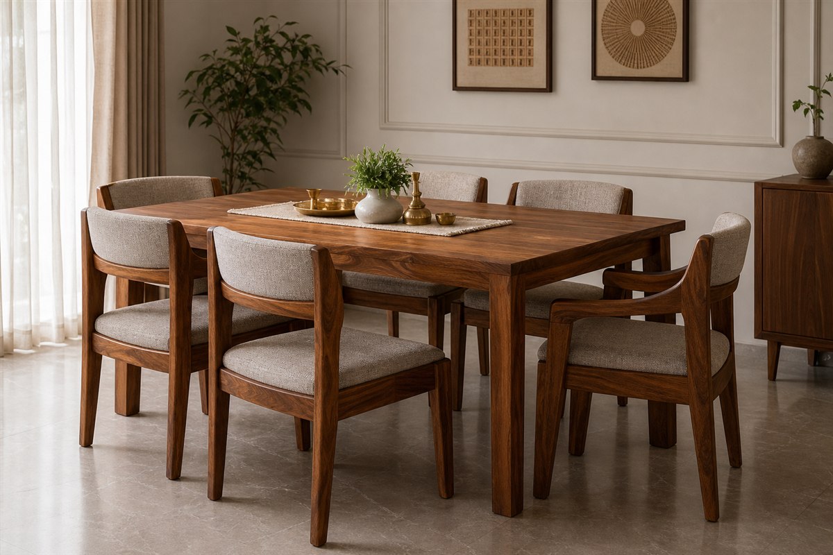 Premium solid wood dining table